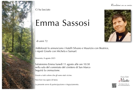 Sassosi Emma